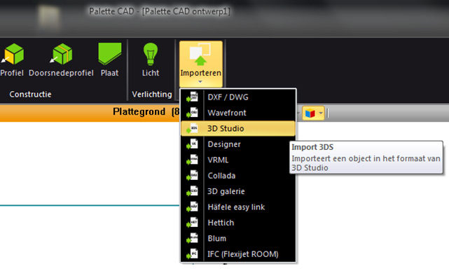 screenshot 3d software interieurarchitecten